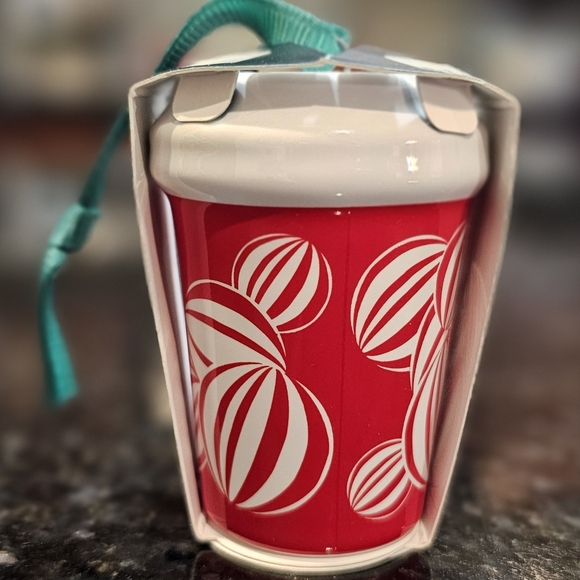 Starbucks 2024 Ceramic Holiday Cup Christmas Ornament - NWT - Picture 2 of 3